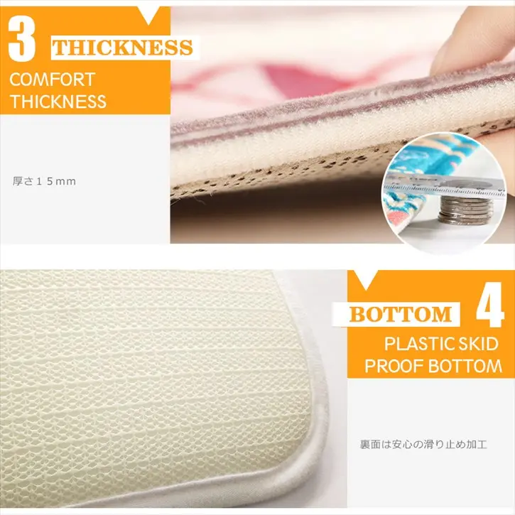 厚みと滑り止め加工