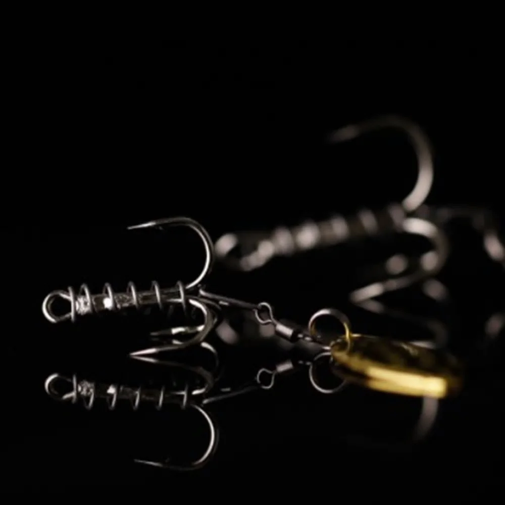 トレブルフックとブレードの組み合わせ