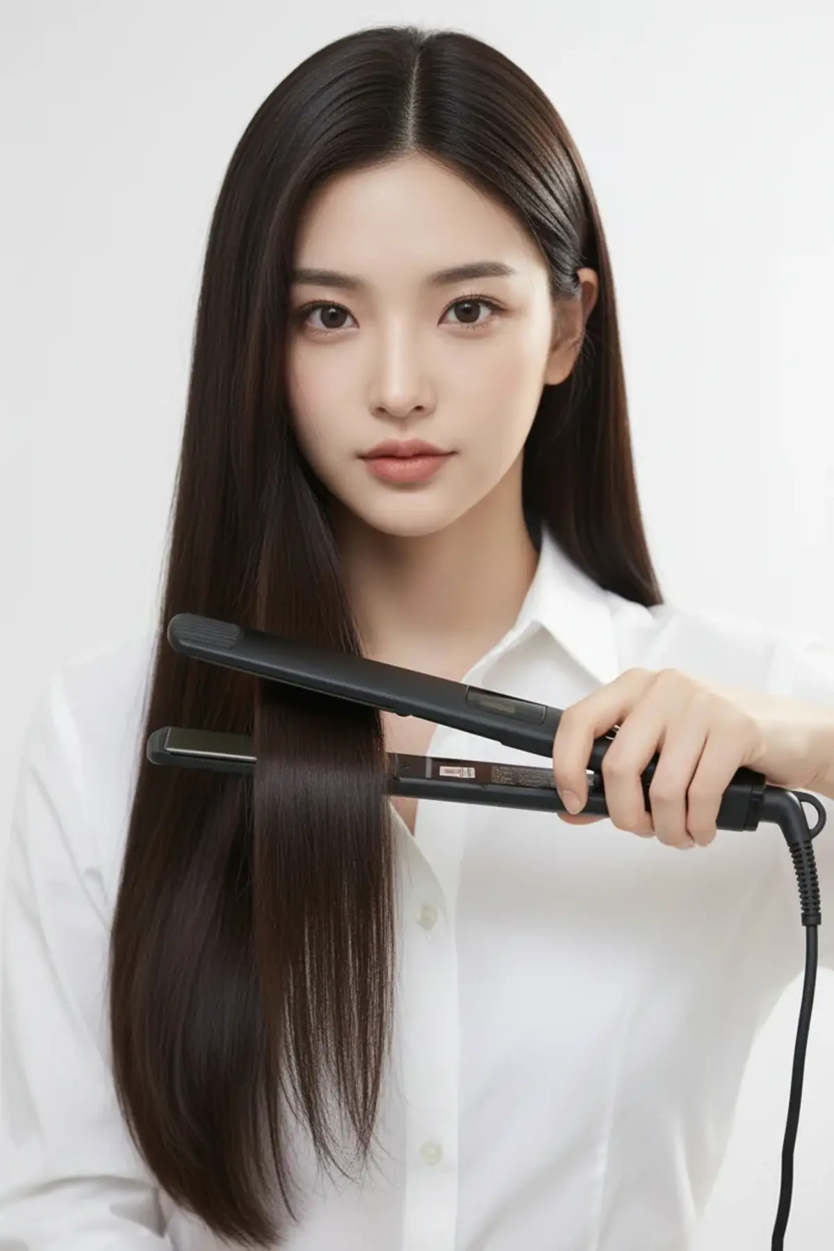 LSIストレートアイロン 使用イメージ