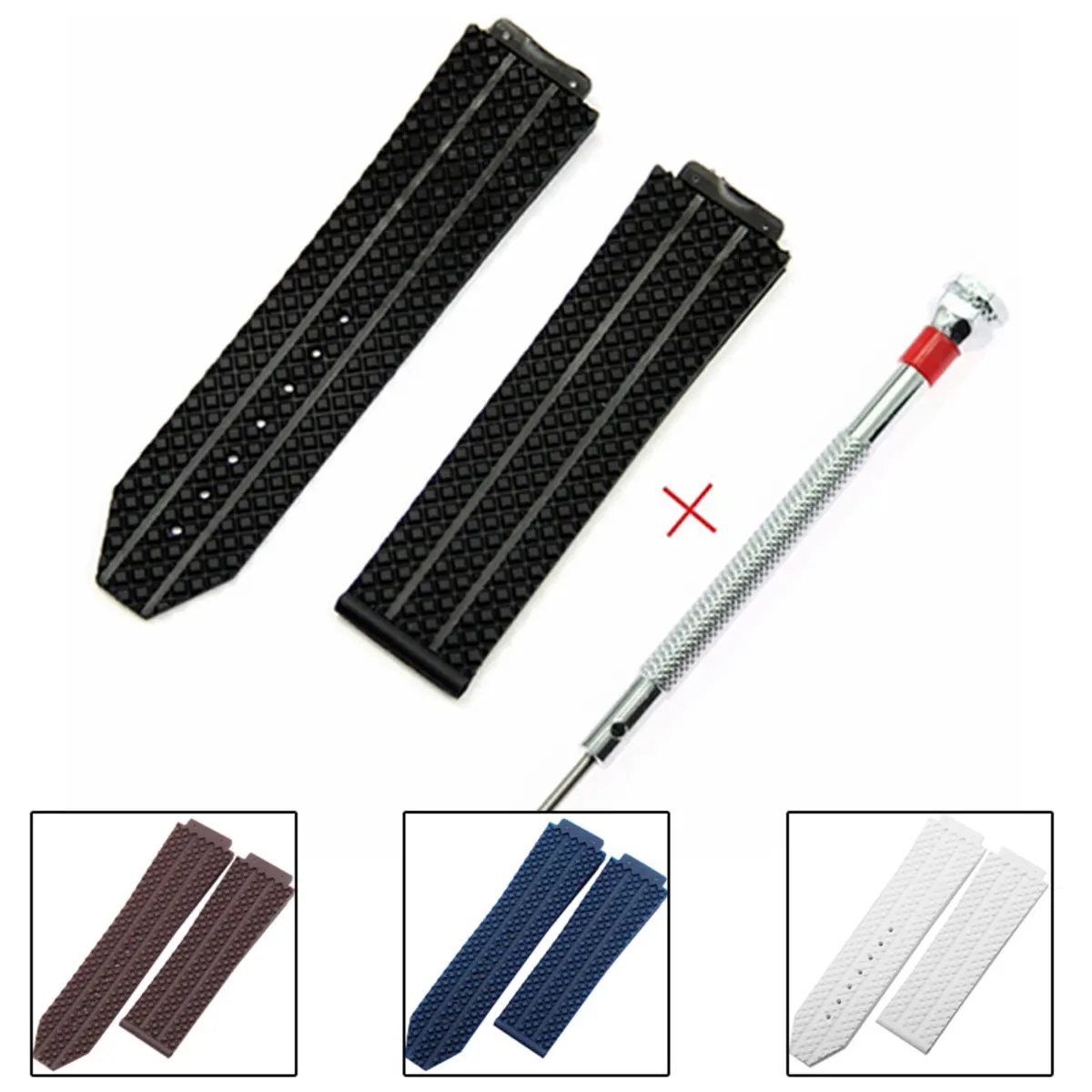 ウブロ ビッグバン対応 互換ラバーベルト メイン画像