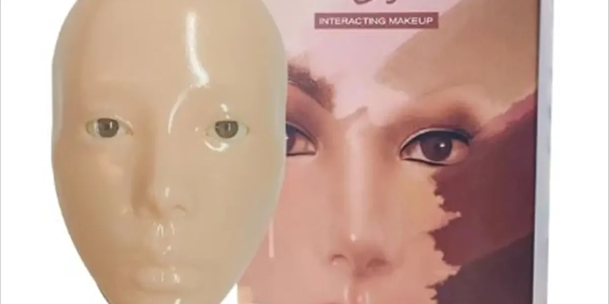 【メイク練習用フェイスマネキン】まつエク・アイメイク技術向上に最適｜プロ仕様スタンド付きで安定練習が可能な美容練習ツール