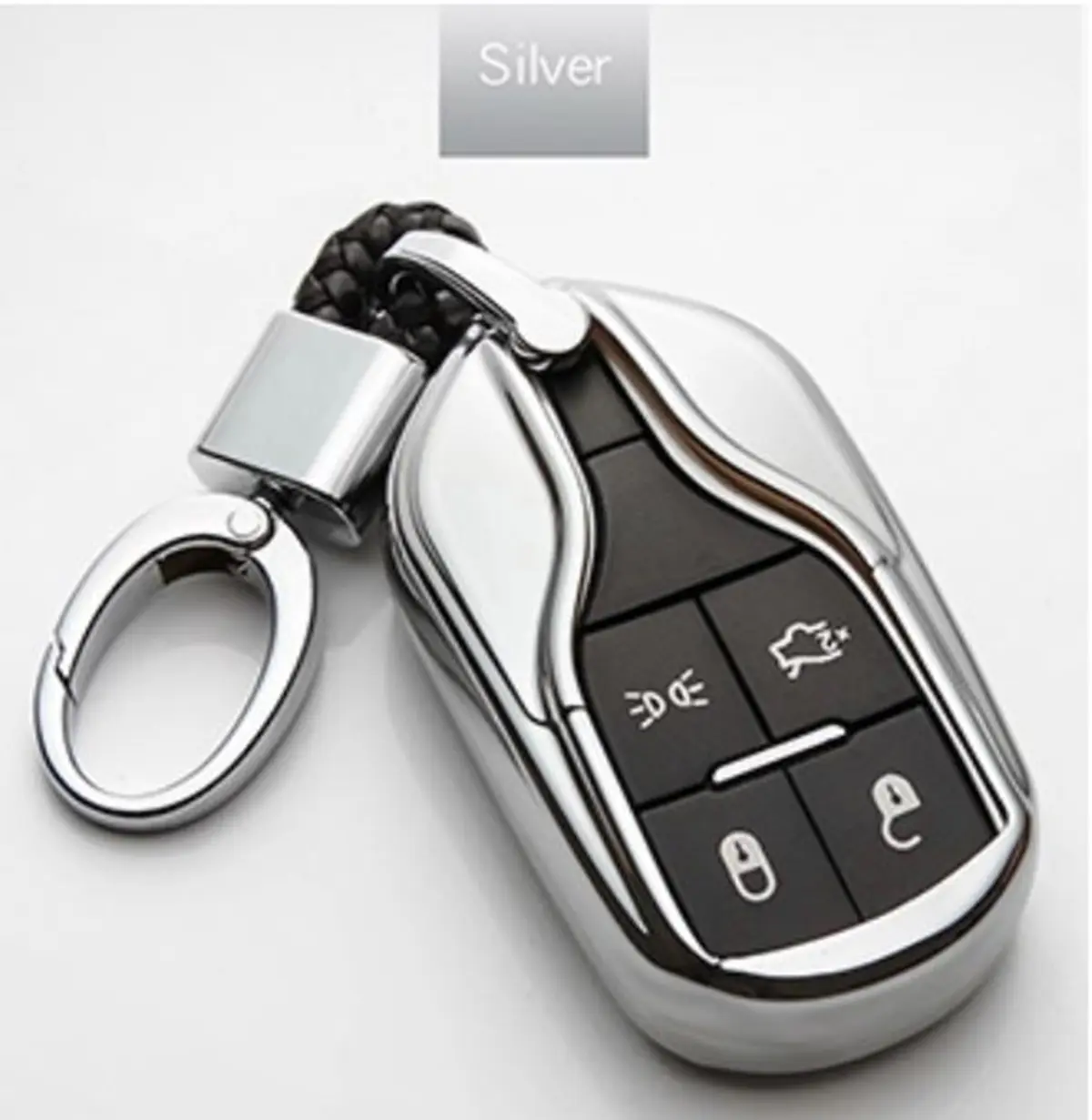 マセラティ キーケース シルバー