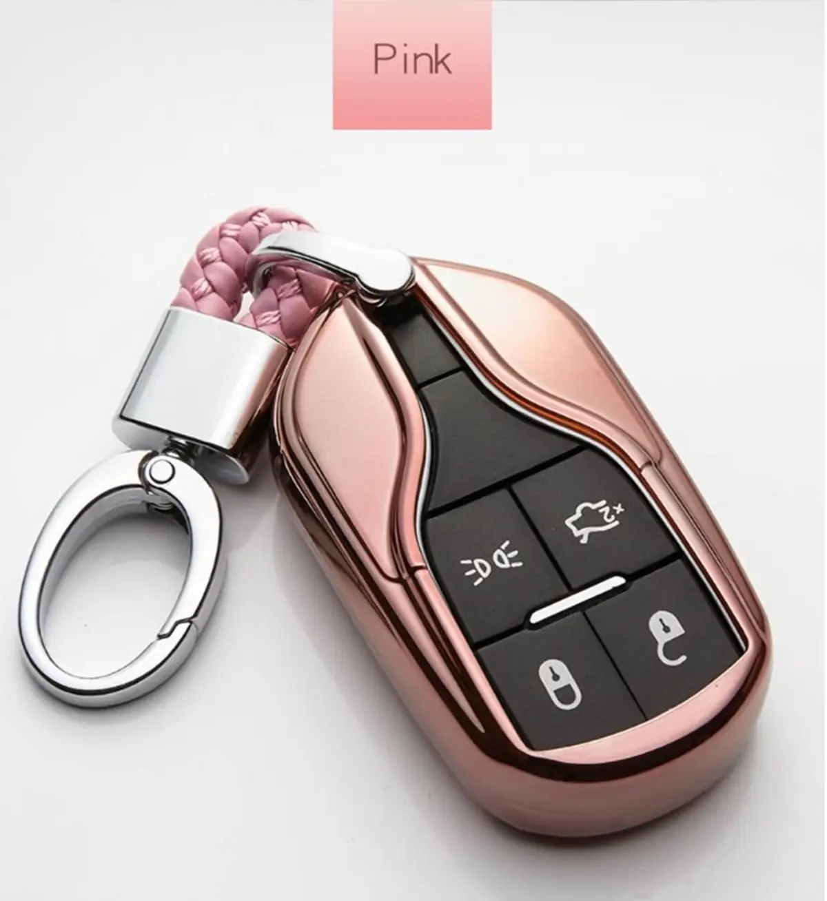 マセラティ キーケース ピンク