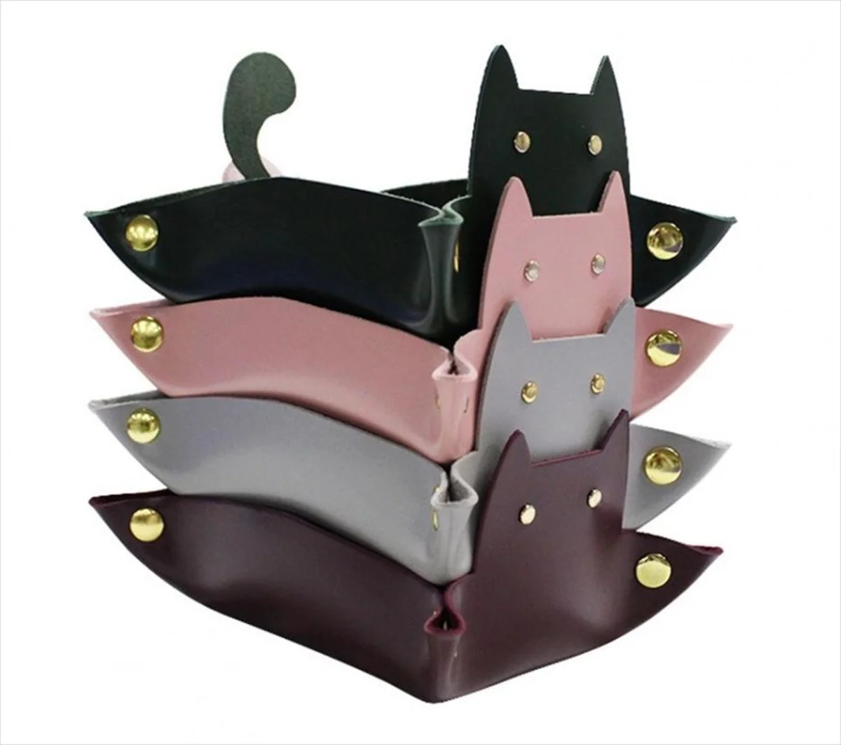 猫型小物入れトレイ 4色展開