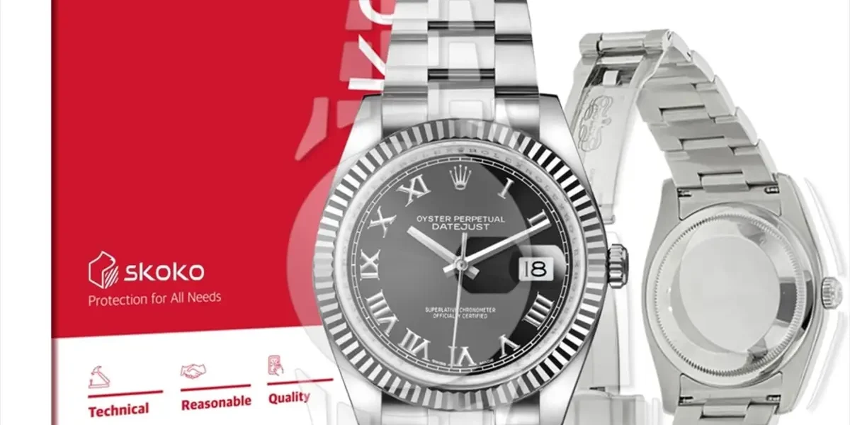 SKOKO ロレックス デイトジャスト36mm専用保護フィルム完全ガイド｜傷・指紋から大切な腕時計を守る高品質2枚セット