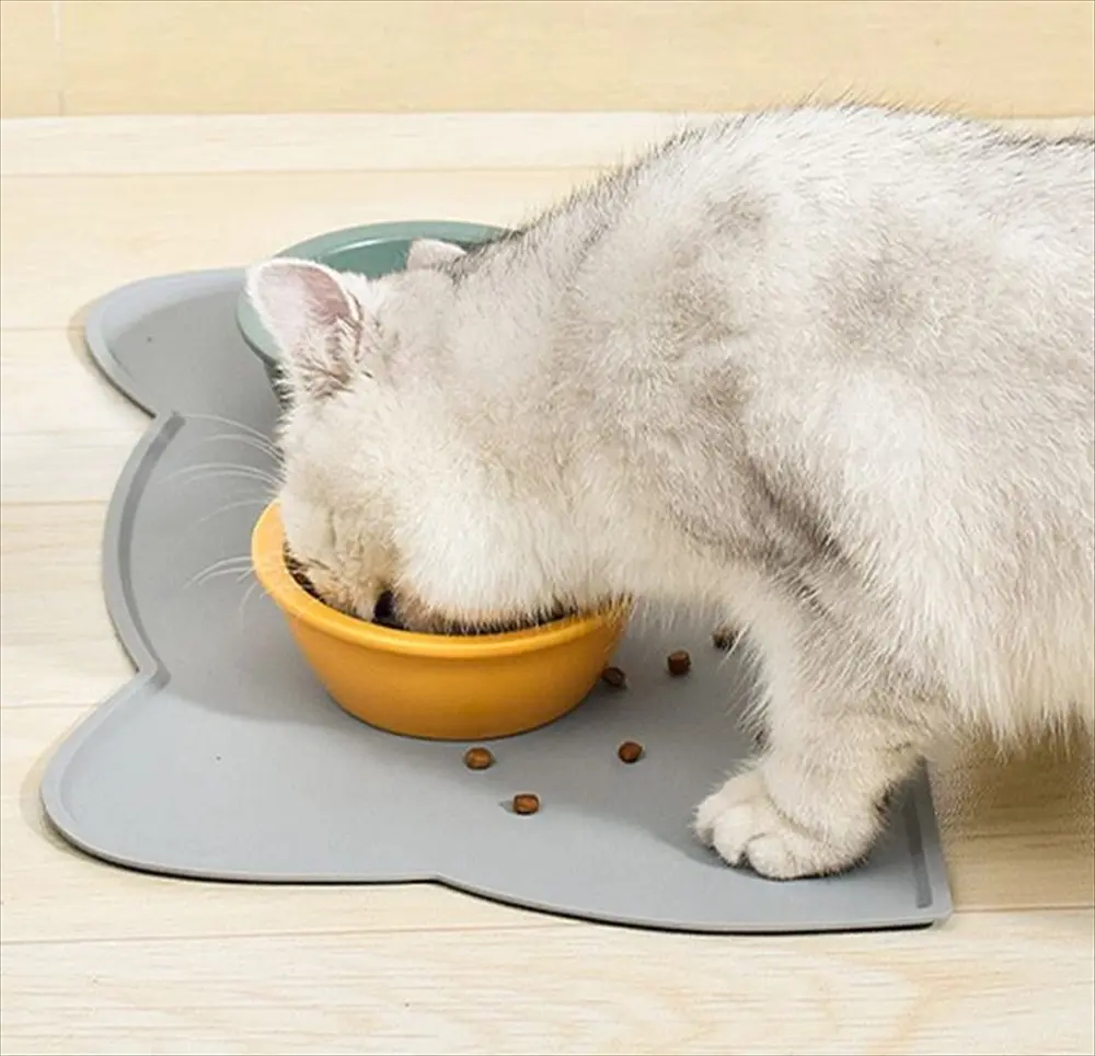 猫用シリコン食事マット サイズ 44cm×24cm