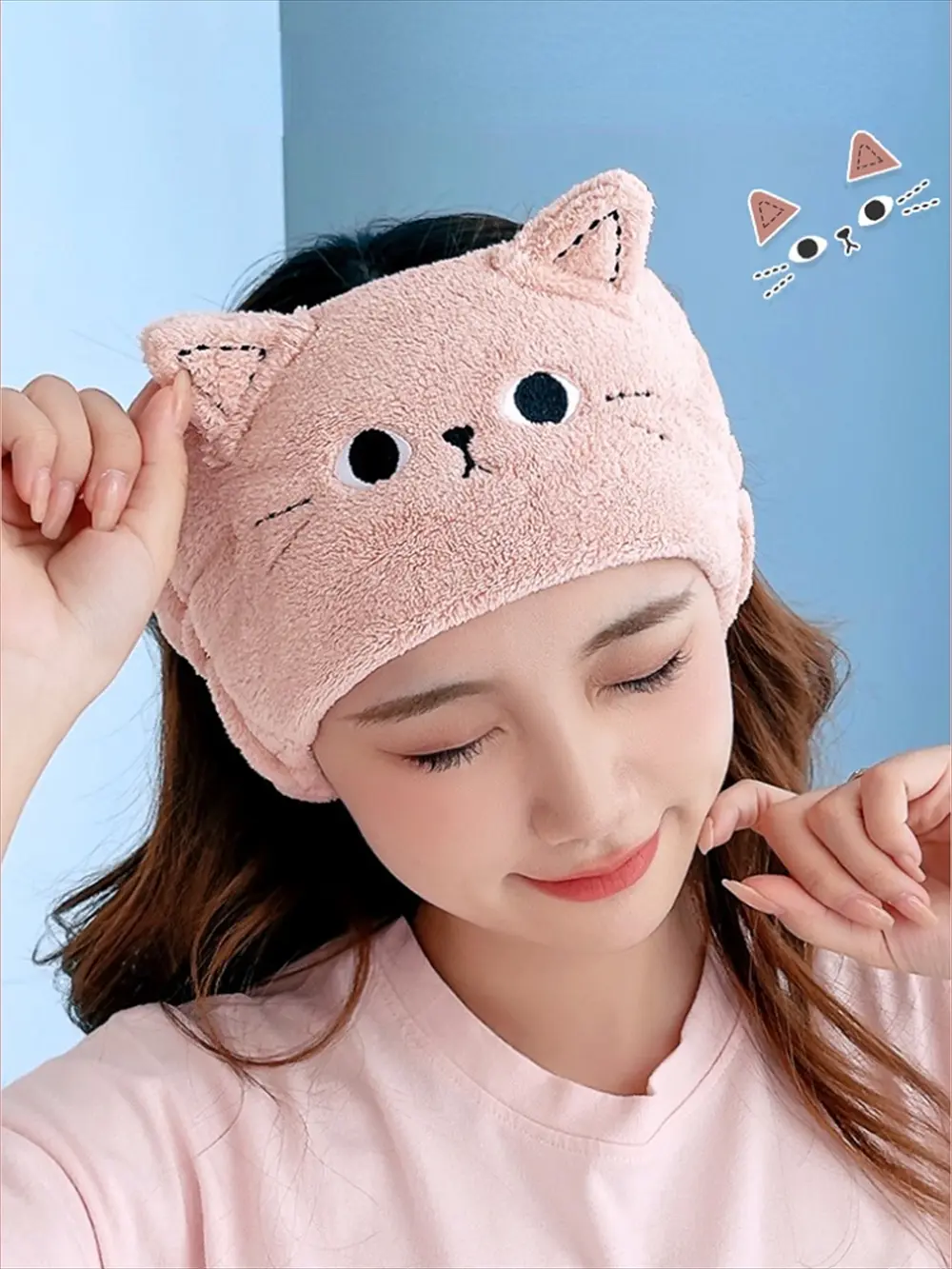 猫耳フェイスバンド 吊り下げ収納