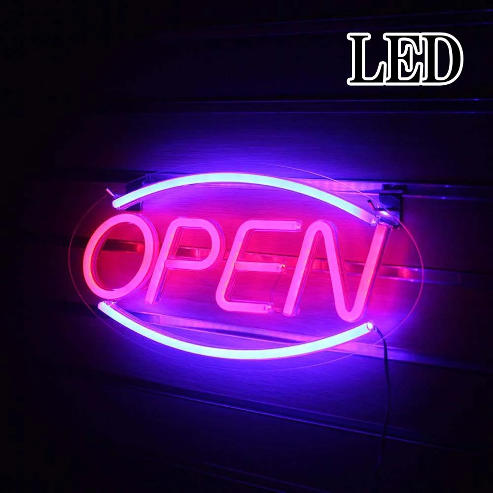LEDネオンサイン点灯時の様子