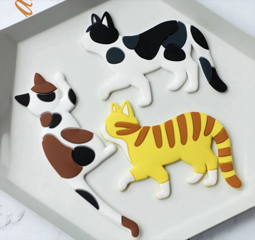 猫のマグネットフック クローズアップ