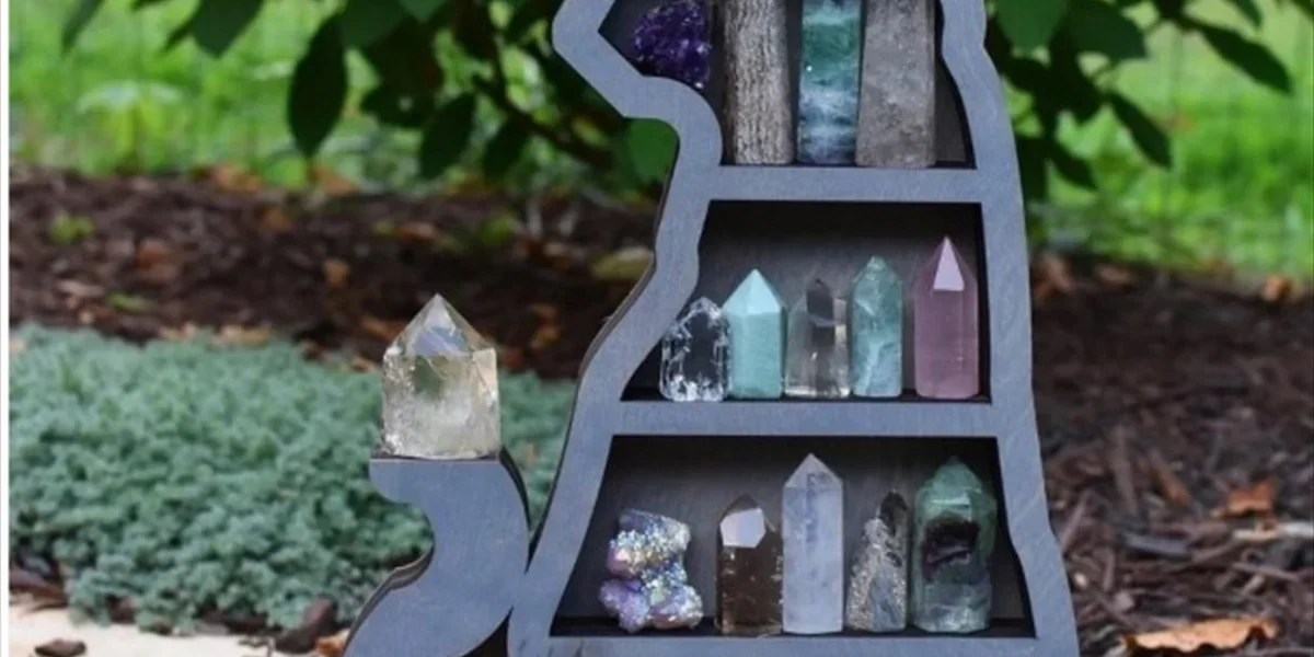 猫型天然石ディスプレイシェルフで部屋をおしゃれに！インテリアのアクセントに最適