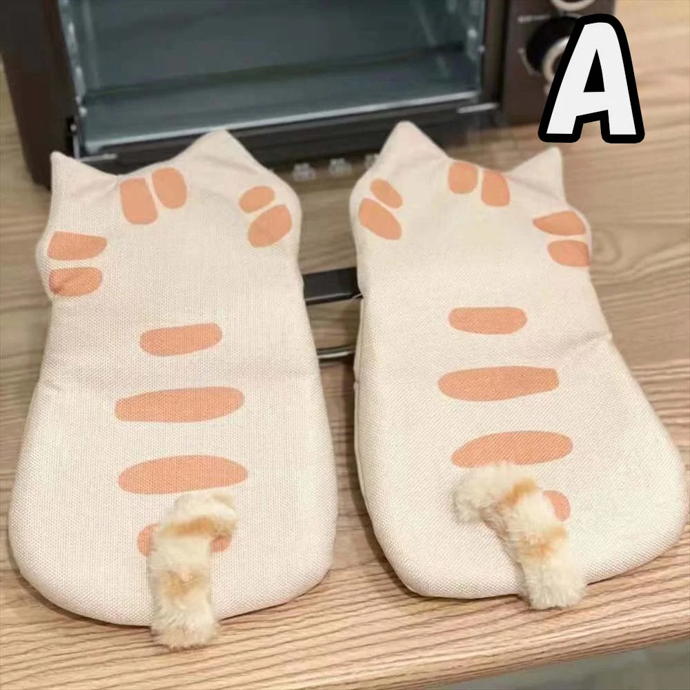 猫の後足デザイン