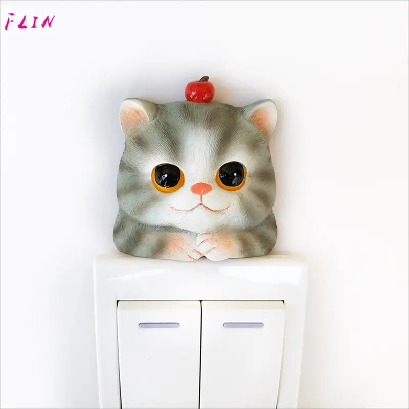 様々な猫の表情とカラーバリエーション