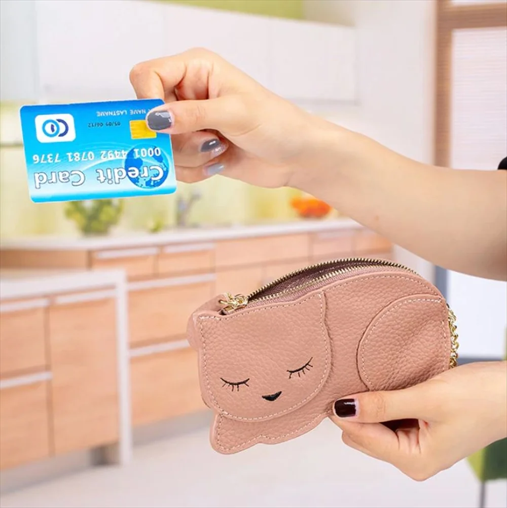 カードを出し入れするシーン