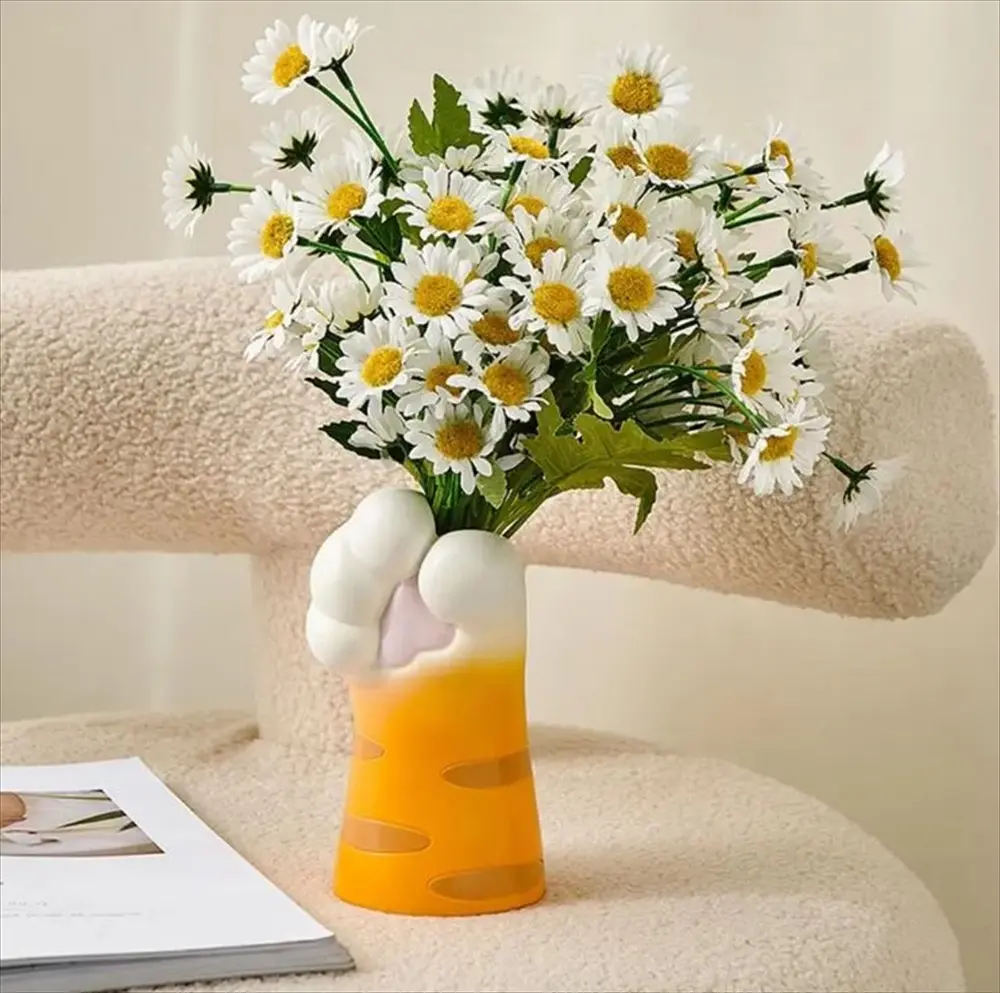 猫の肉球フラワーベース メインイメージ