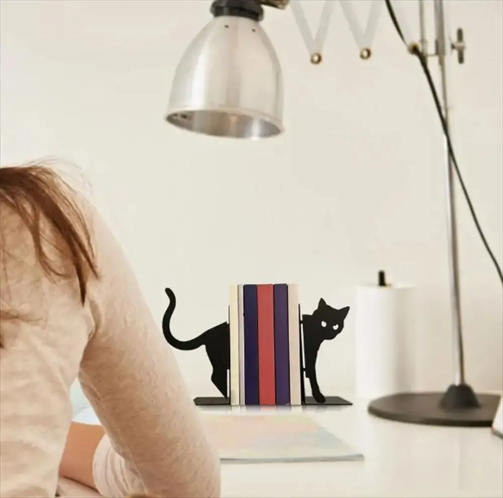 ブックエンド デスク使用イメージ