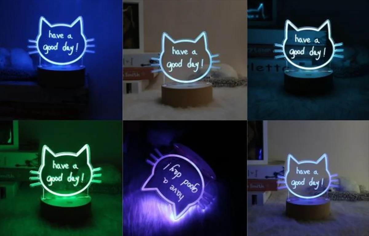 6種類のカラーバリエーション点灯イメージ