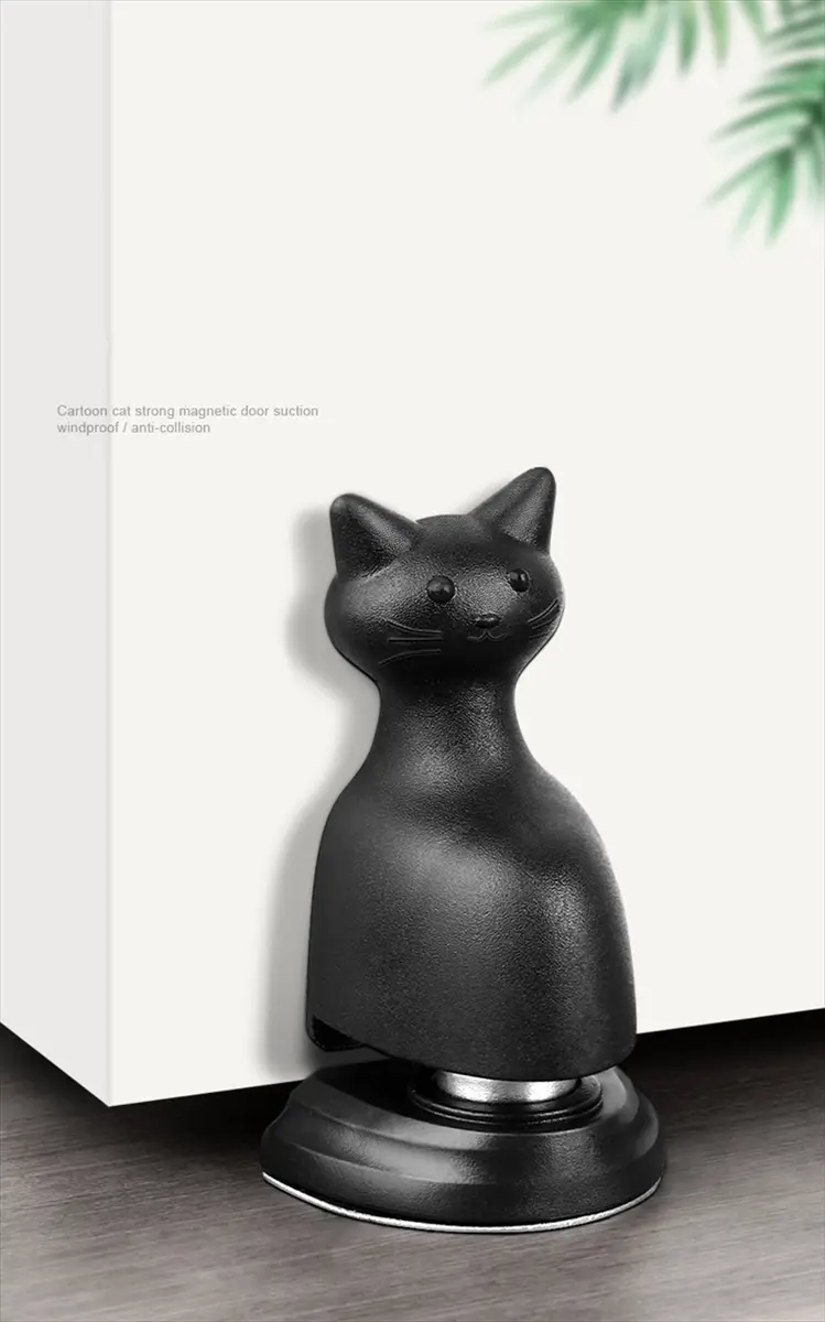 猫型ドアストッパー 使用イメージ
