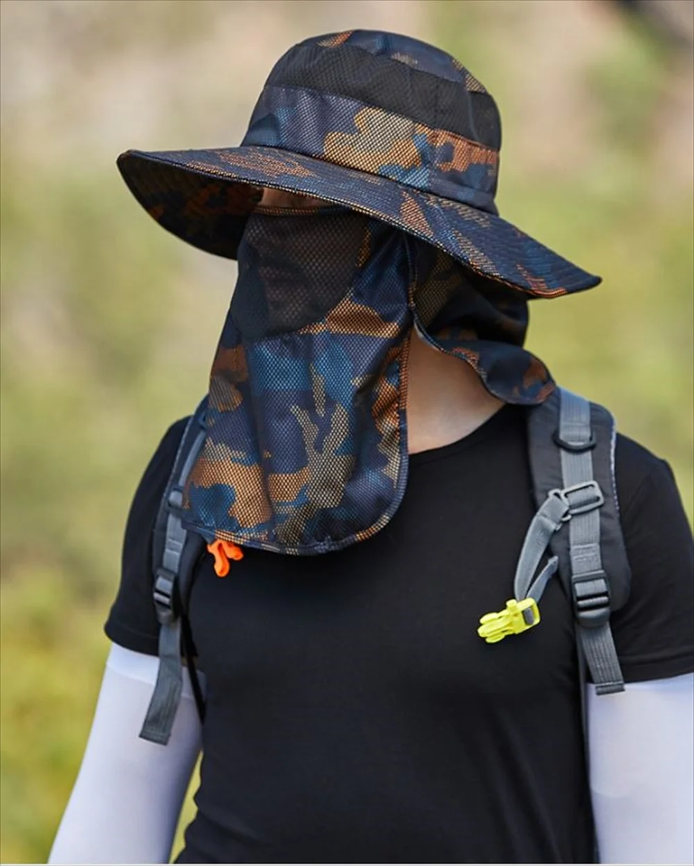 ネックカバー装着状態