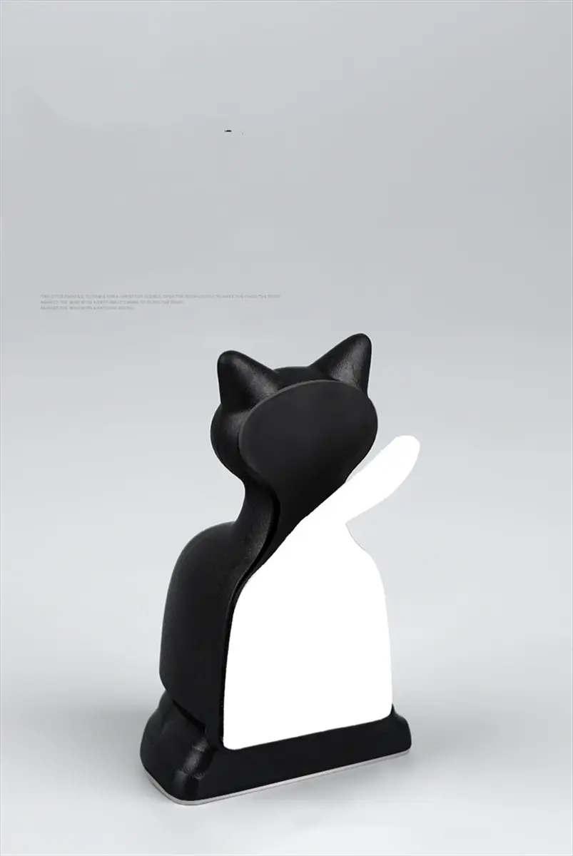 猫型ドアストッパー 背面デザイン