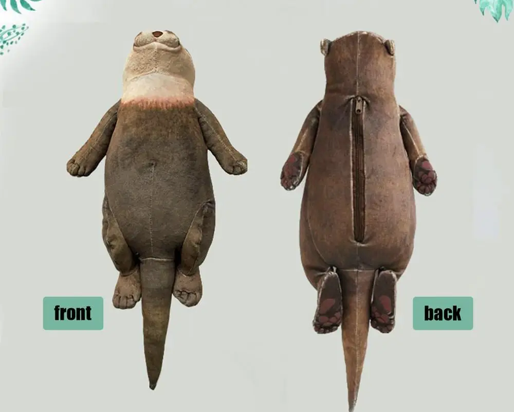 カワウソリストレスト パソコン作業シーン