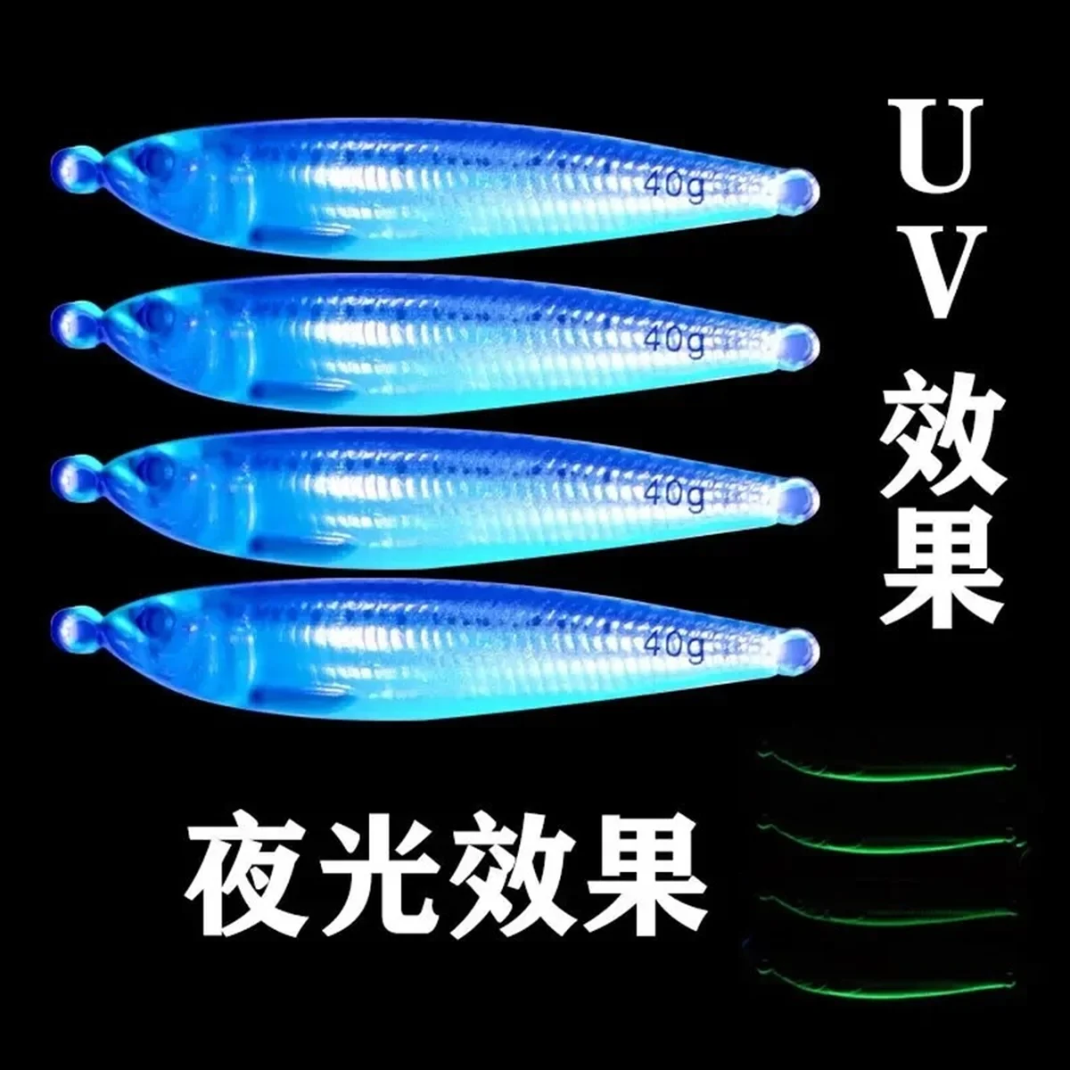 UV効果と夜光効果