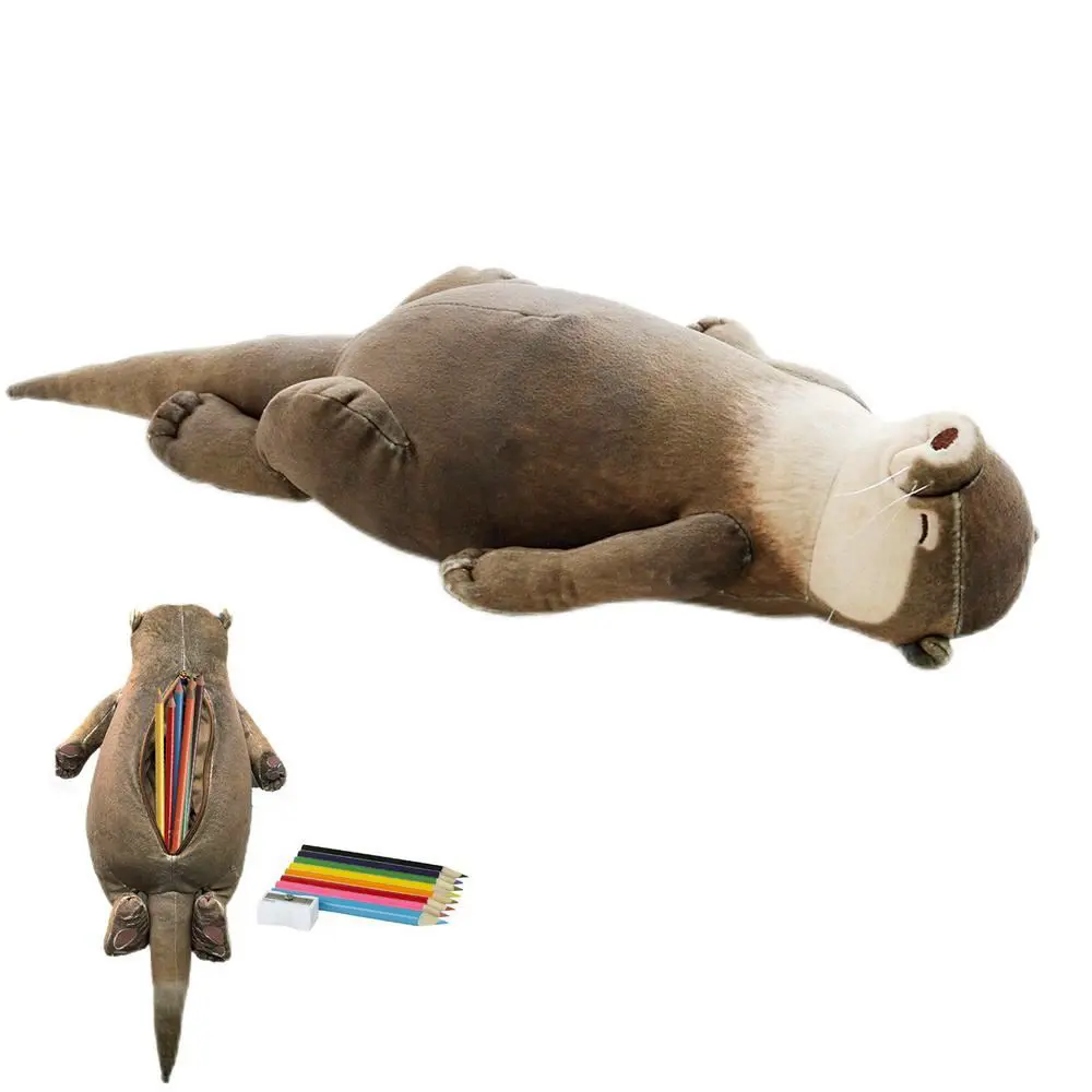 カワウソペンケース 色鉛筆収納例