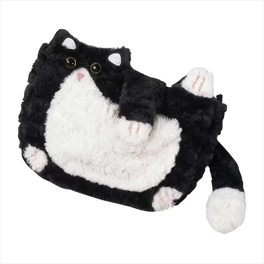 猫のふわふわショルダーバッグ 全体像