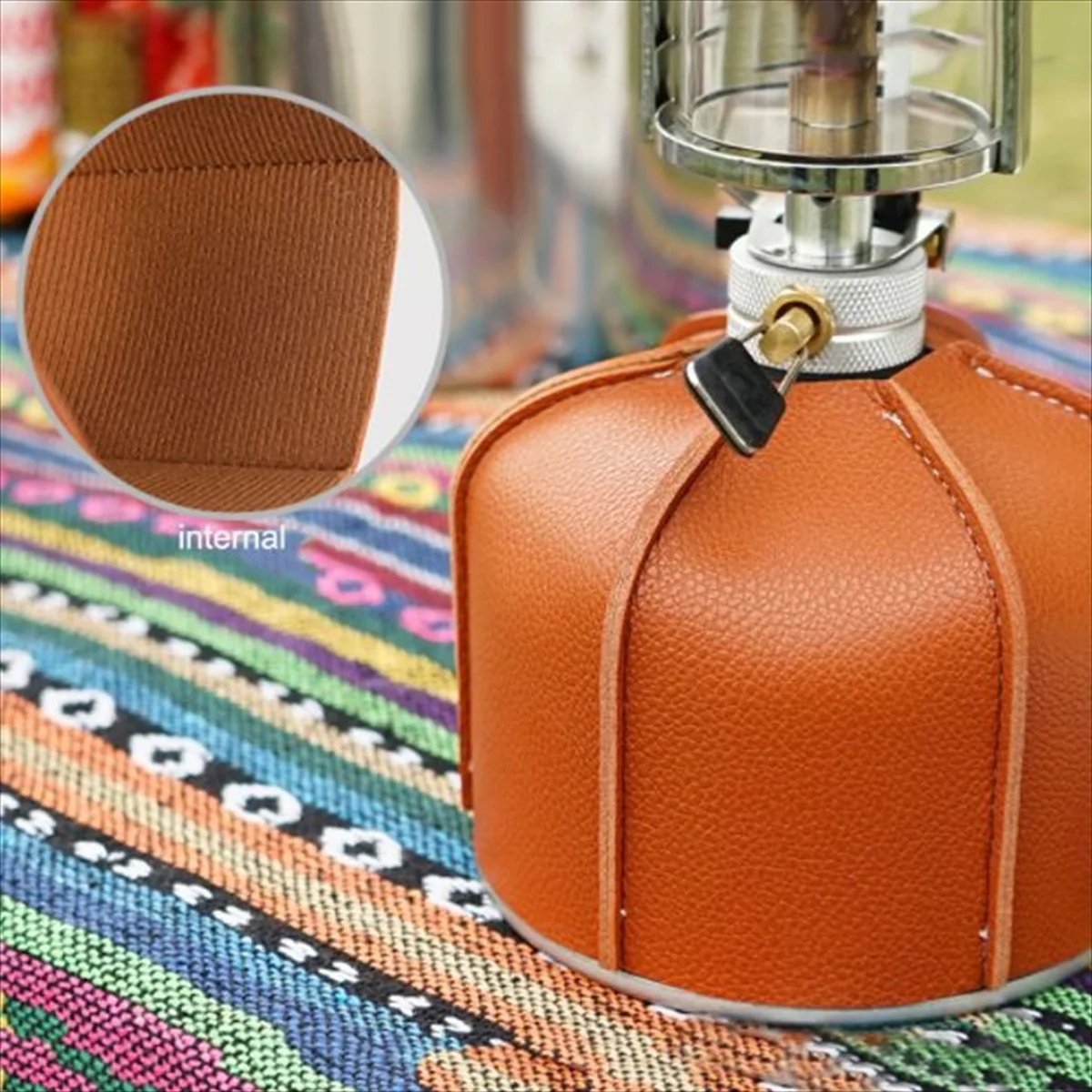 OD缶カバー PUレザー素材詳細