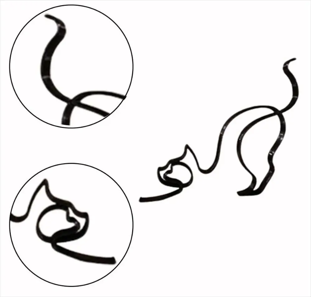 猫オブジェ 細部のディテール拡大