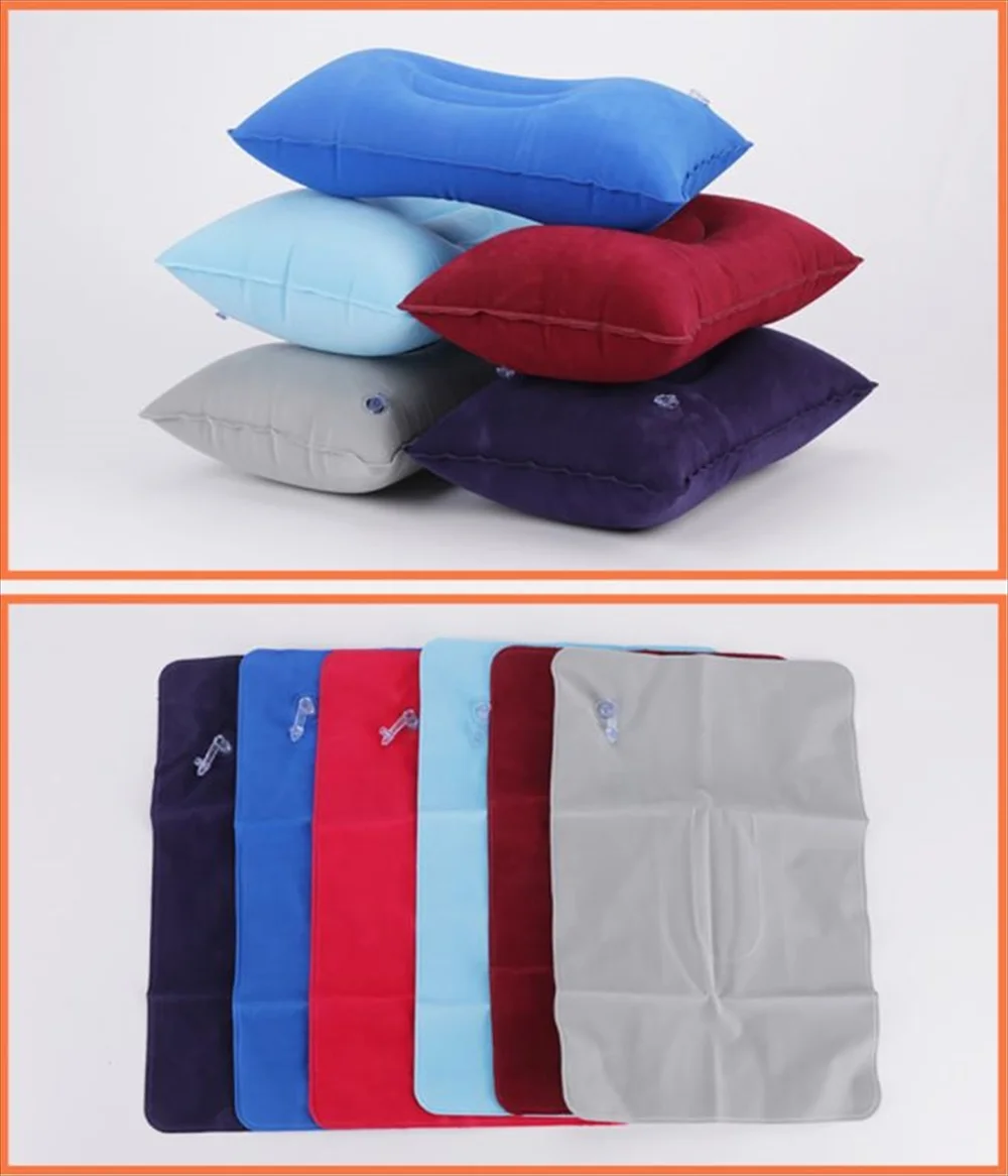 エアーピロー 収納時と使用時の比較