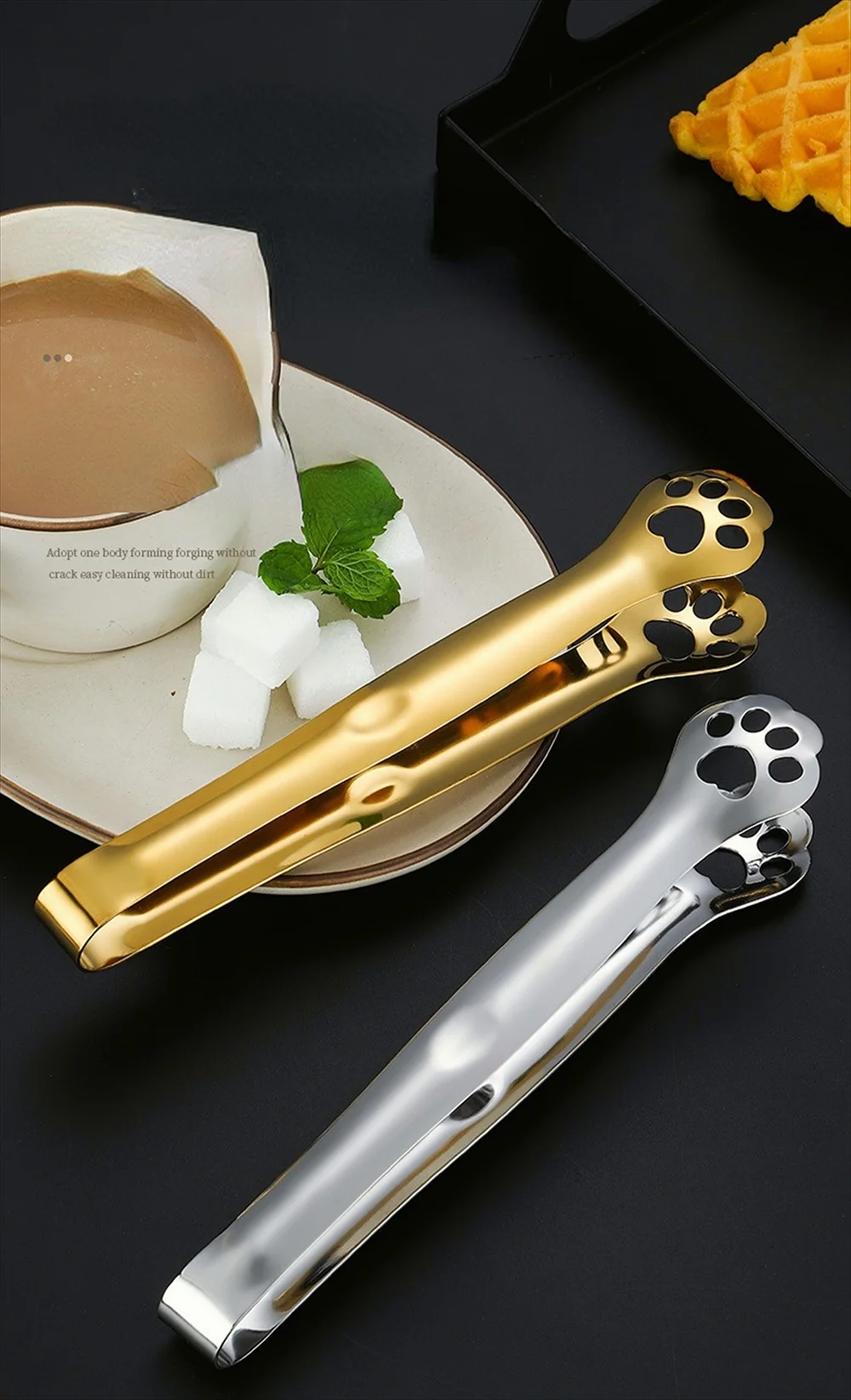 シルバーカラー 肉球トング