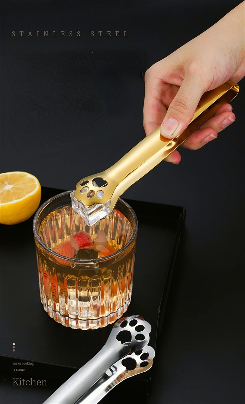 猫の肉球トング 全カラーバリエーション ステンレス製