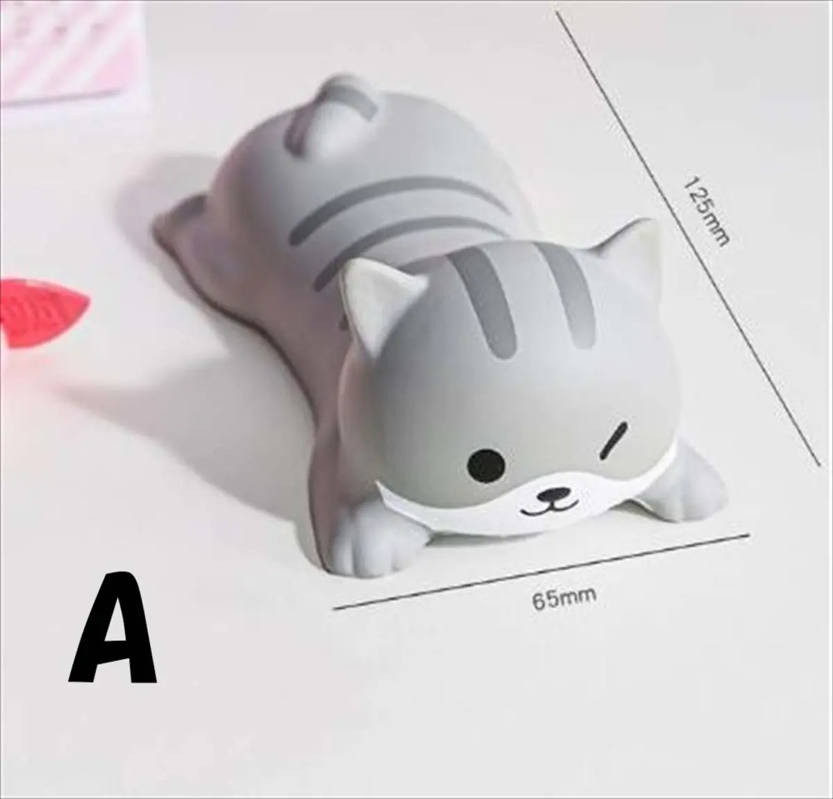 A ねこ グレー アニマルリストレスト