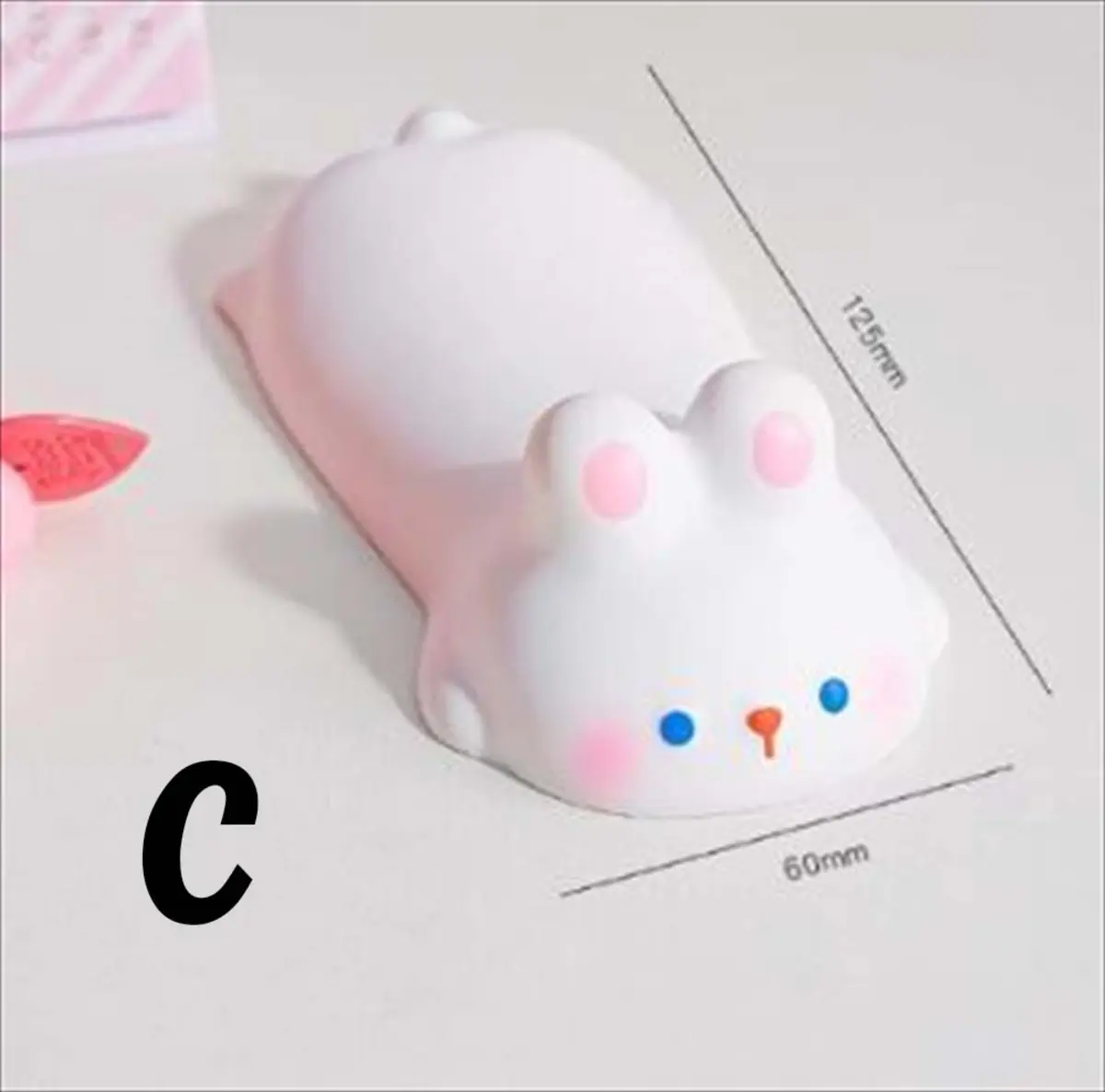 C うさぎ ホワイト アニマルリストレスト