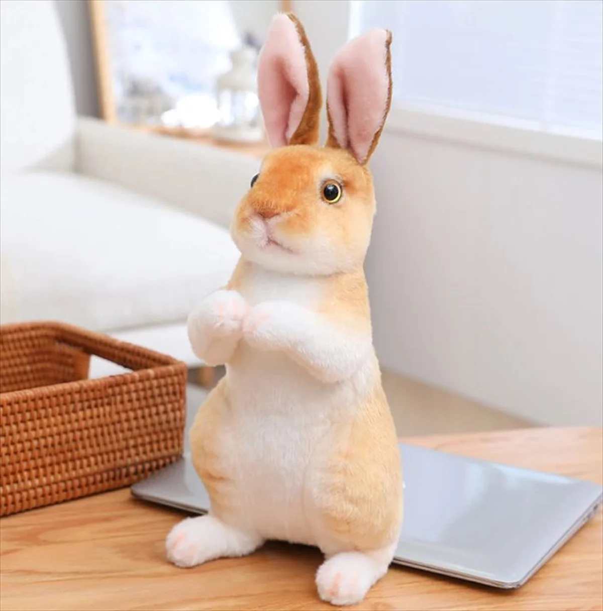 棕ウサギのぬいぐるみ(タイプD)