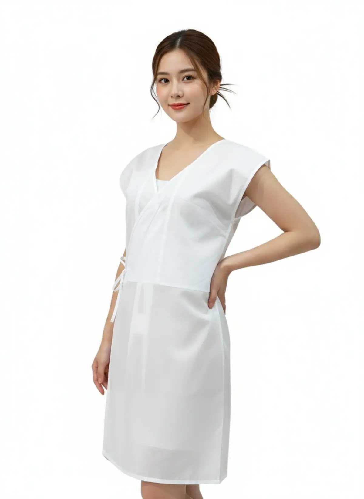 袖なし浴衣スリップ着用イメージ