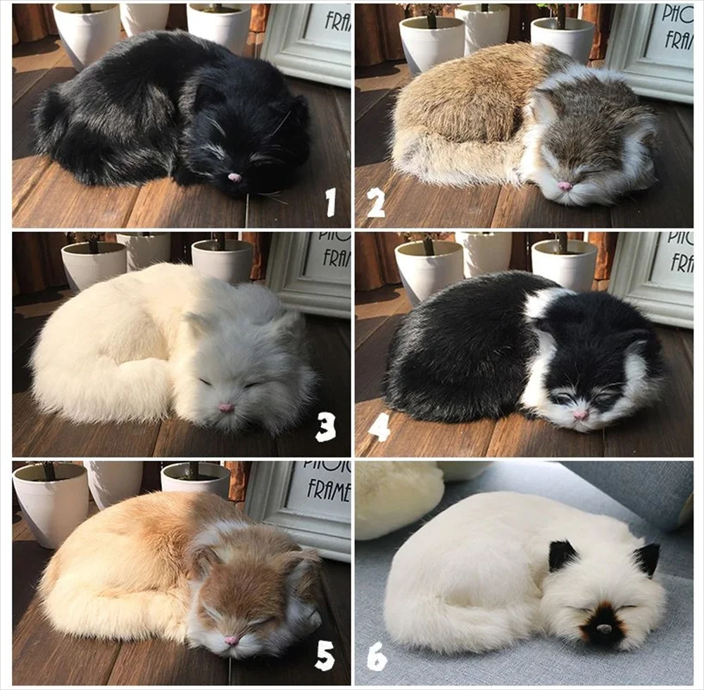 6種類の猫ぬいぐるみバリエーション