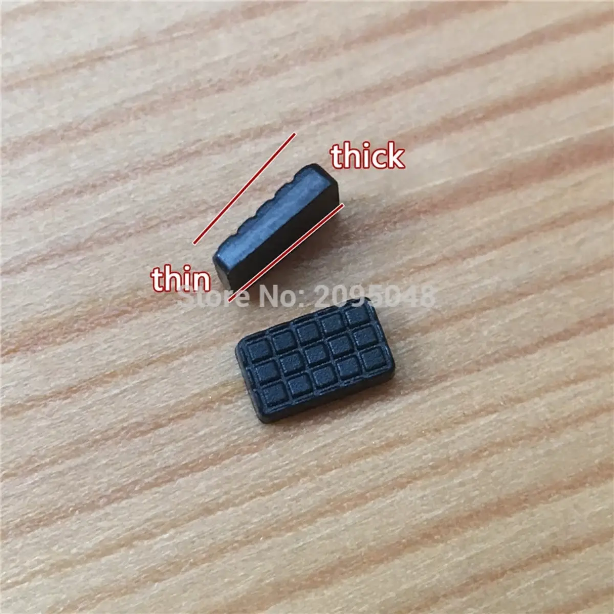 互換ラバーボタン ブラック