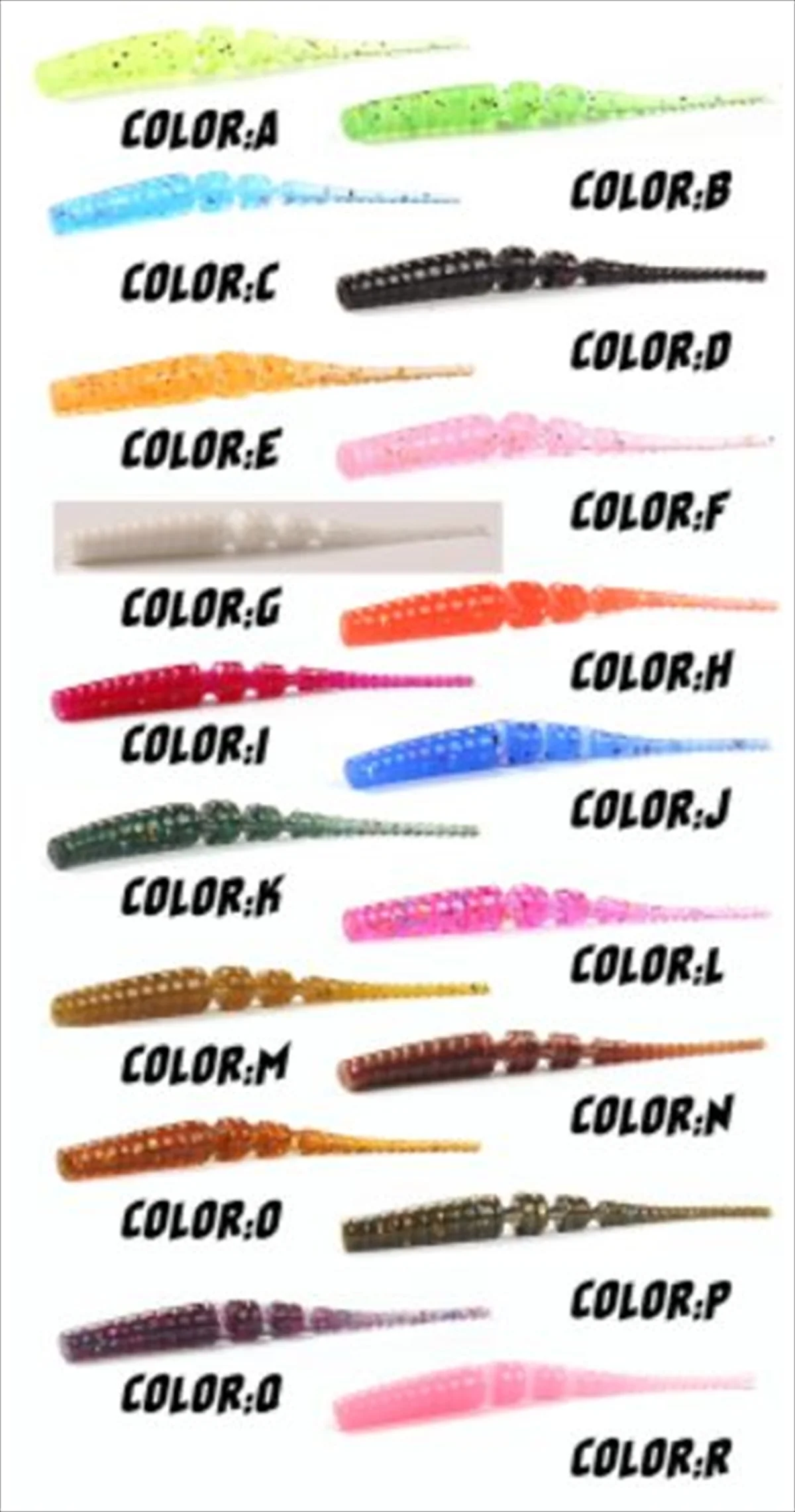 ピンテールワームの構造説明