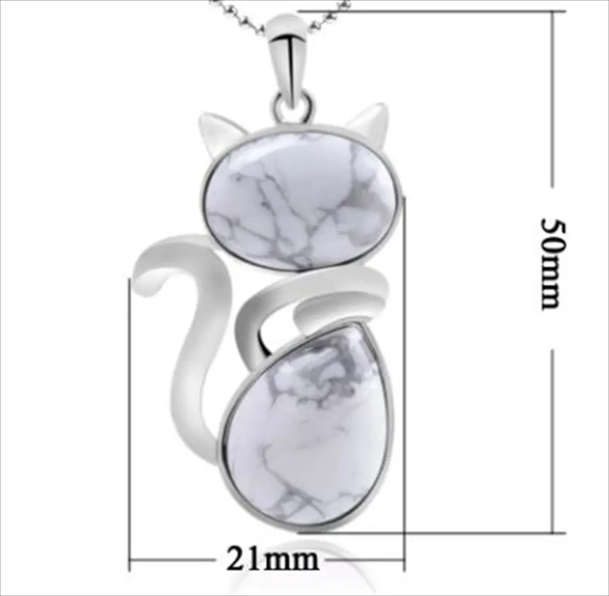 ペンダントサイズ表記