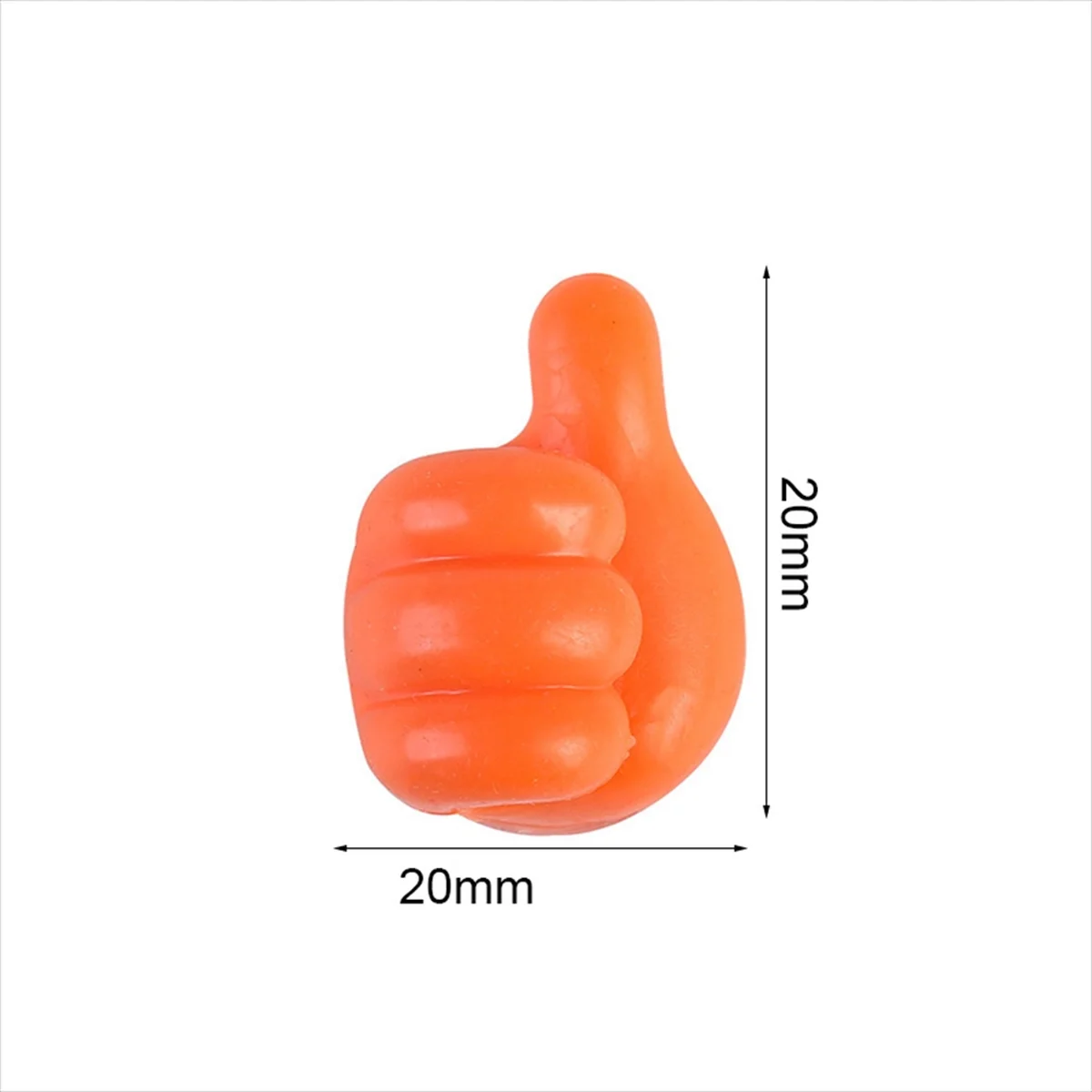 親指フックのサイズ 約20mm×20mm