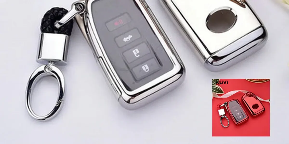 レクサス キーケース TPU＋PC素材のスマートキーカバーで傷防止＆高級感アップ｜NX RX GS LX対応 全6色 送料無料