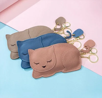 猫型コインケース・キーケースで毎日のお出かけをもっとかわいく！小銭・カード・鍵もまとめて収納できるネコ財布レビュー