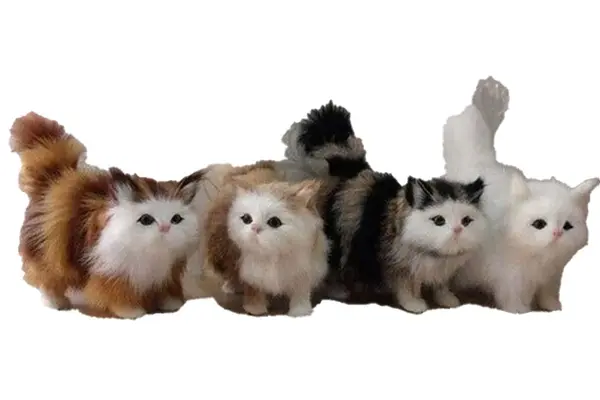 本物そっくりリアル猫ぬいぐるみ・フィギュア【4カラー展開】手のひらサイズ約12cm｜デスクインテリアや猫好きへのプレゼントに｜楽天で1480円