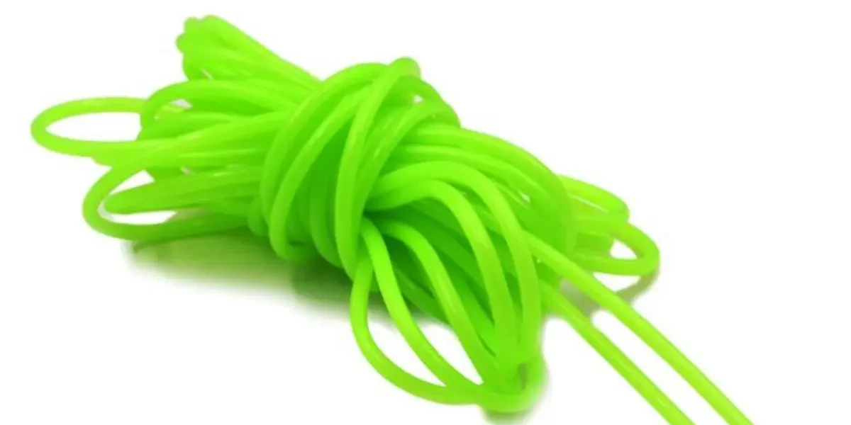 【夜光チューブ 5m】蓄光グリーンで夜釣りの集魚力アップ！2mm・3mmの2サイズ対応｜タチウオ・アジ・メバルなど多魚種の仕掛けに最適