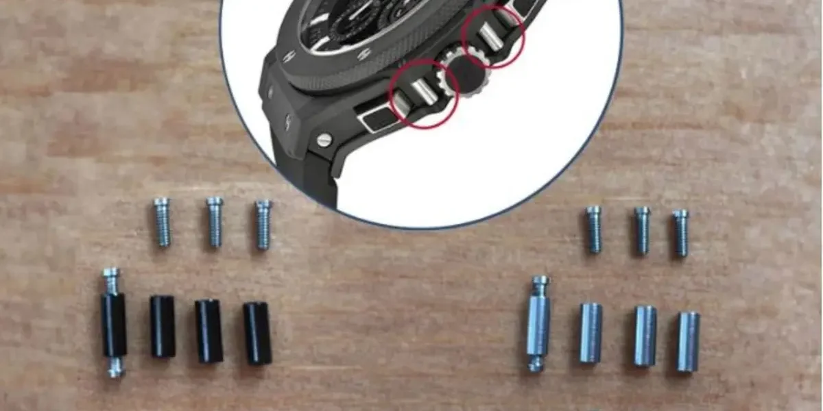 ウブロ ビッグバン44mm用 修理ネジ・支柱パーツ互換品4セット｜純正代替でコスト削減できる高品質スチール製パーツ【SGcreation】