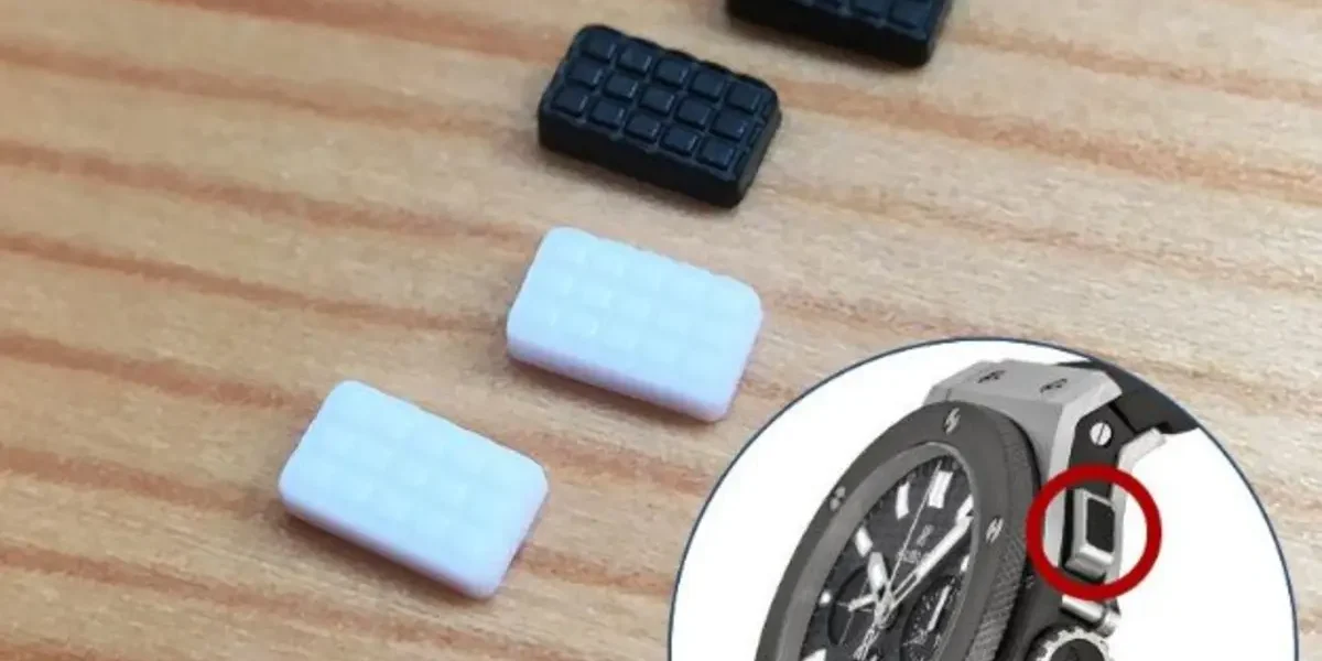 ウブロ ビッグバン 44mm用 互換ラバーボタン 2個セット 送料無料｜プッシュボタンの劣化で操作しにくい方におすすめの交換パーツ