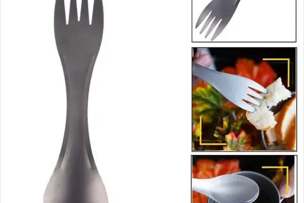 アウトドアに最適なチタン製スポーク｜軽量18gで持ち運び便利なキャンプ用カトラリー