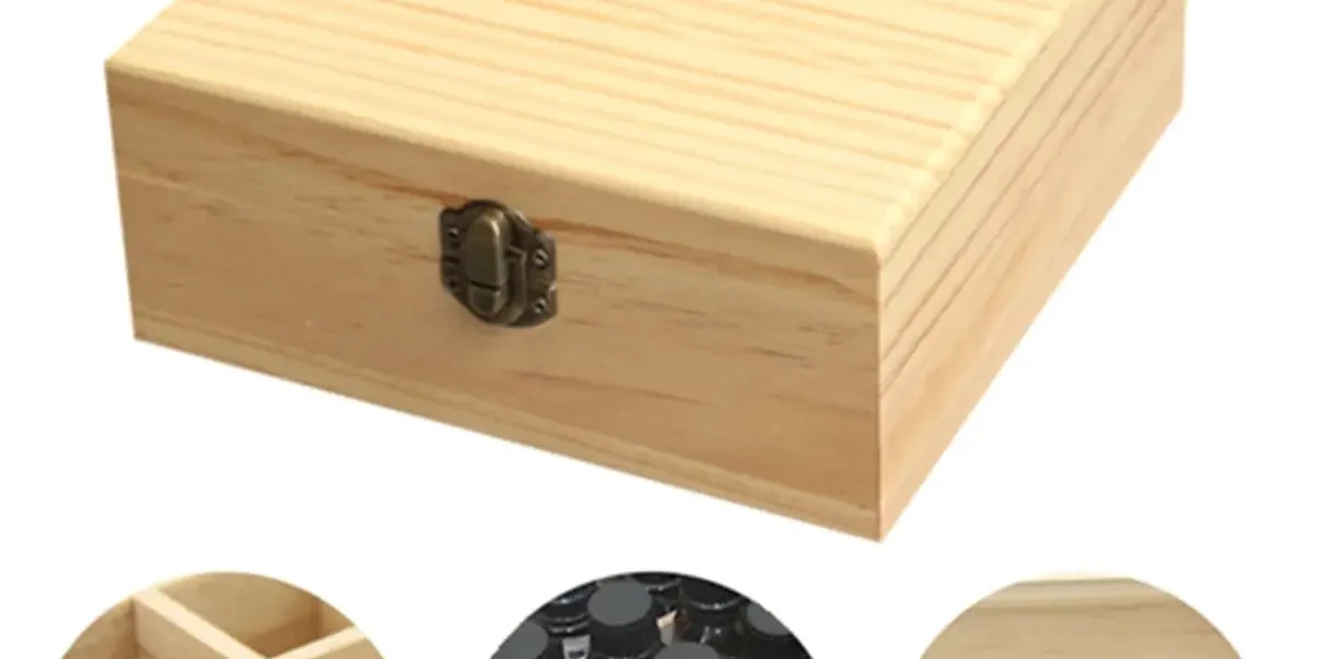 【送料無料2,799円】エッセンシャルオイル25本収納の木製アロマボックス｜仕切り付きで精油をすっきり整理できる収納ケース