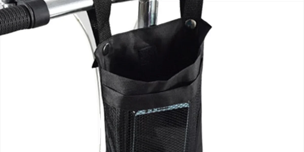 【1,100円】自転車・バイク用ドリンクホルダー付きフロントバッグ｜工具不要で簡単装着｜通勤・サイクリングに最適
